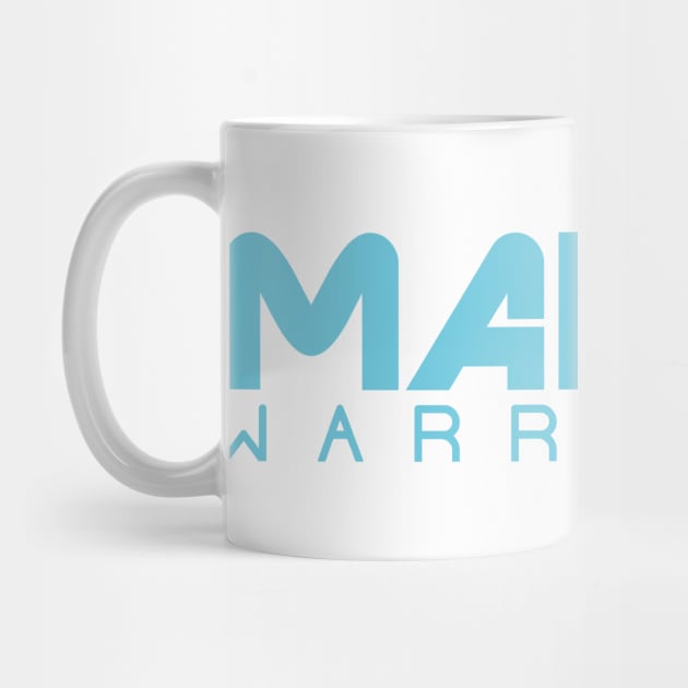 Median Arcuate Ligament Syndrome MALS Warrior (Teal Wide) by NationalMALSFoundation